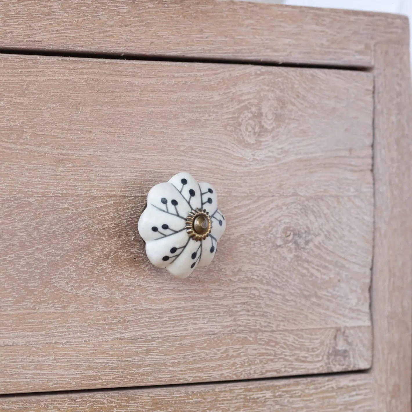 Graham & Green Knobs & Handles<Ceramic Matte Patterned Hand-painted Knob