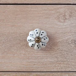 Graham & Green Knobs & Handles<Ceramic Matte Patterned Hand-painted Knob