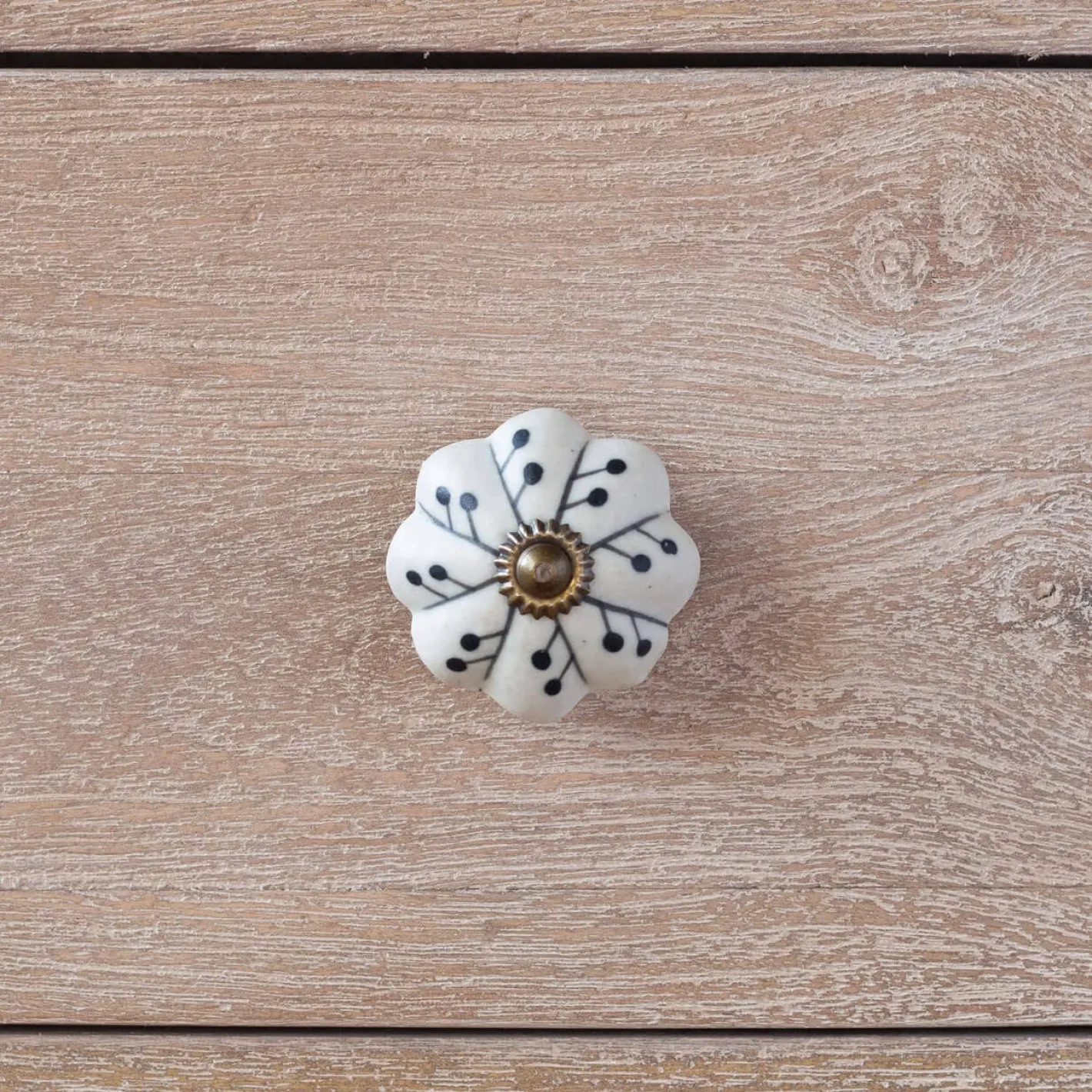 Graham & Green Knobs & Handles<Ceramic Matte Patterned Hand-painted Knob