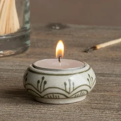Graham & Green Candle Holders & Candles<Ceramic Painted Tealight Holders