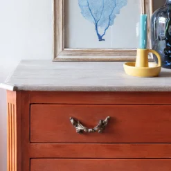 Graham & Green Chests Of Drawers|Chests Of Drawers<Chantilly Large Coral Patina Chest of Drawers