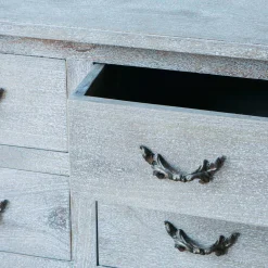 Graham & Green Chests Of Drawers|Chests Of Drawers<Chantilly Whitewashed Double Chest of Drawers