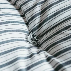 Graham & Green Seat Pads & Bed Rolls|Seat Pads & Bed Rolls<Charcoal Stripe Bed Roll