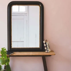 Graham & Green Floor Standing Mirrors|Rectangular Mirrors<Charlie Black and Gold Beaded Mirrors