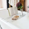 Graham & Green Bathroom Accessories<Chrome Bath Caddy with Stand