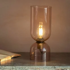 Graham & Green Table Lamps<Clarence Glass Table Lamp Rose - Small