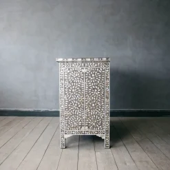 Graham & Green Chests Of Drawers|Chests Of Drawers<Classic Grey Mother of Pearl Chest of Drawers