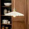 Graham & Green Ceiling Lights & Chandeliers<Clay Metal Large Pendant Light