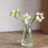 Graham & Green Vases & Plant Pots<Clear Fluted Glass Vase