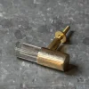 Graham & Green Knobs & Handles<Clear Glass and Brass Knob