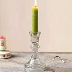 Graham & Green Candle Holders & Candles<Clear Glass Candle Holder