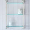 Graham & Green Shelves & Bookcases<Colette Antique Silver Three Tier Wall Shelves