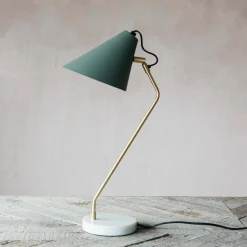 Graham & Green Table Lamps<Colton Lichen Green Lamp