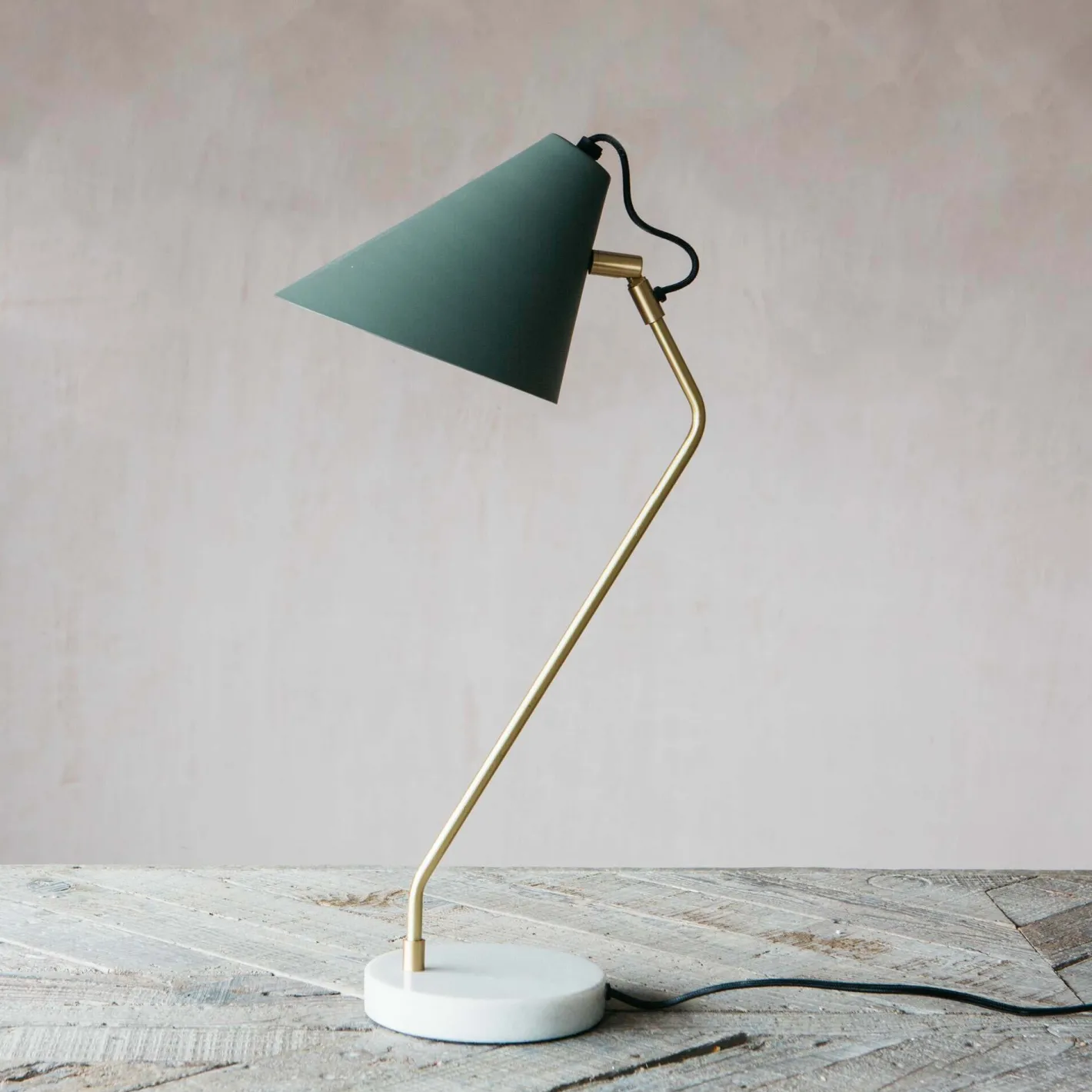 Graham & Green Table Lamps<Colton Lichen Green Lamp
