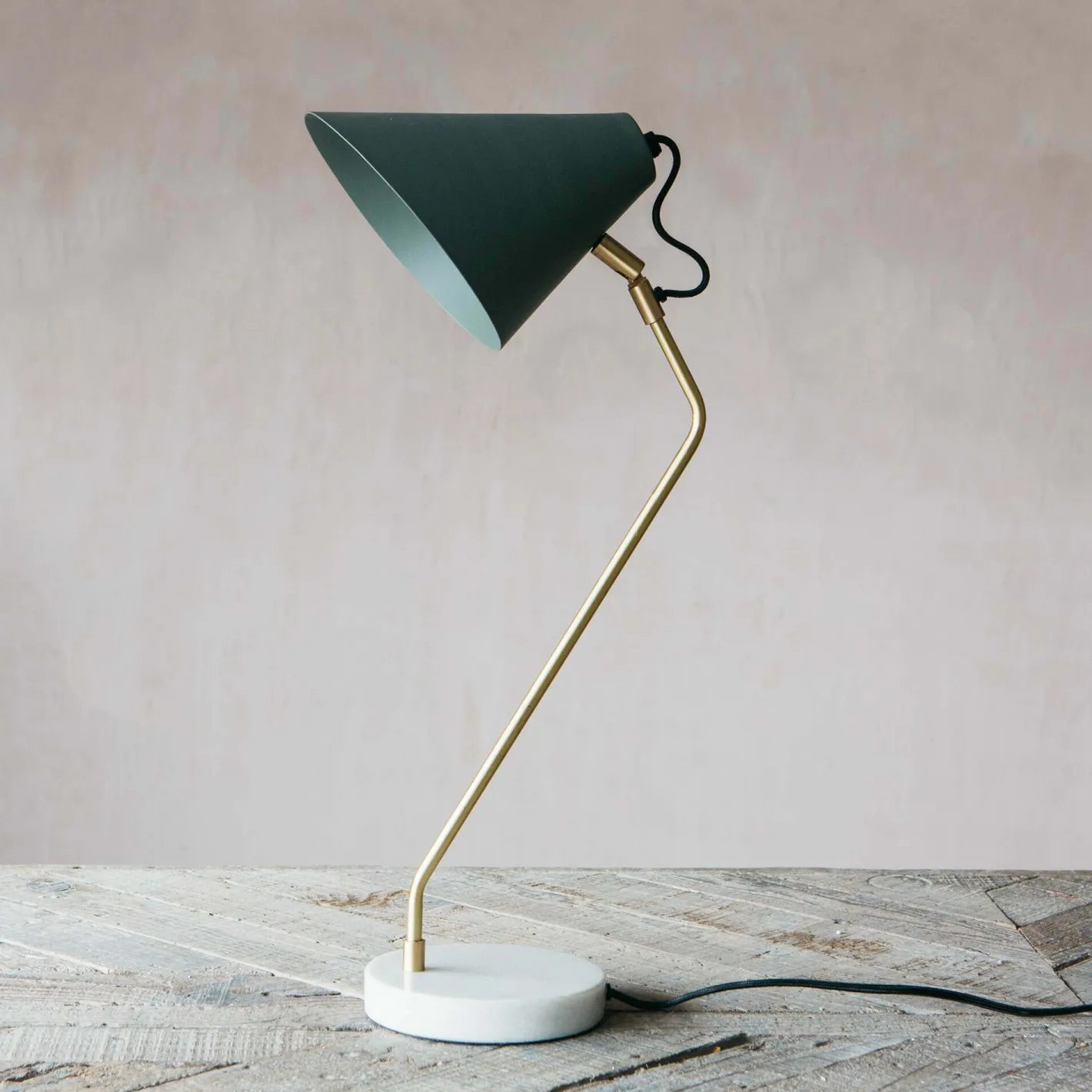 Graham & Green Table Lamps<Colton Lichen Green Lamp