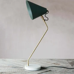 Graham & Green Table Lamps<Colton Lichen Green Lamp