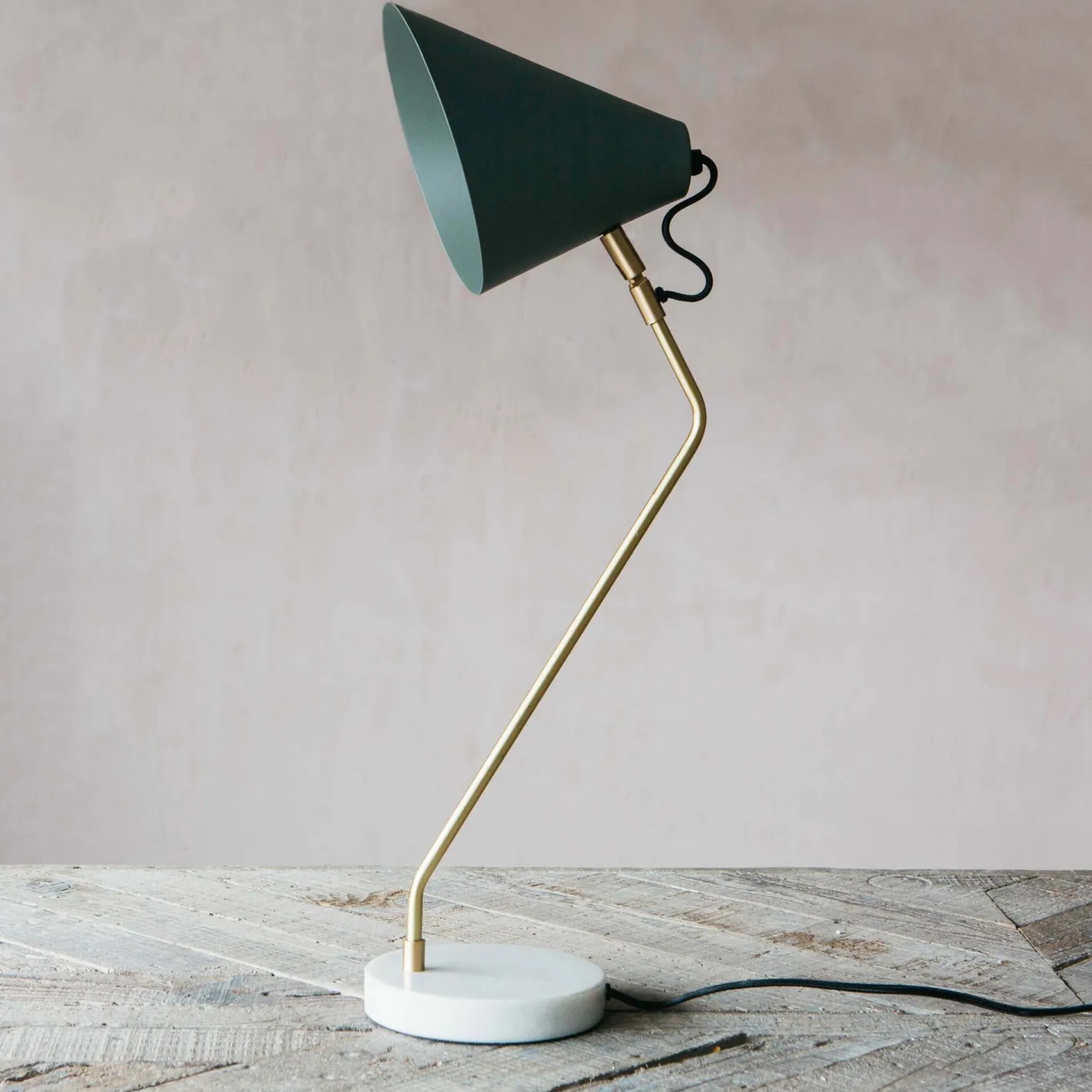 Graham & Green Table Lamps<Colton Lichen Green Lamp