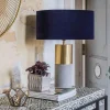 Graham & Green Table Lamps<Concrete and Brass Table Lamp