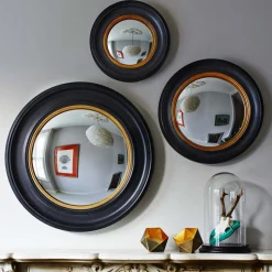 Graham & Green Round Mirrors|Wall Mirrors<Convex Glass Porthole Mirrors