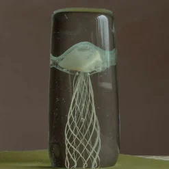 Graham & Green Decorative Accessories<Cream Jellyfish Glass Ornament