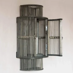 Graham & Green Candle Holders & Candles<Curved Bamboo Lantern