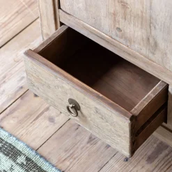 Graham & Green Sideboards & Tv Stands<Dali Natural Linen Cupboard with Drawers