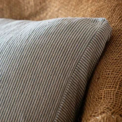 Graham & Green Sofa Cushions|Cushions<Dark Blue Stripe Square Cushion
