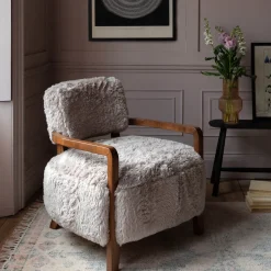 Graham & Green Armchairs<Dasha Faux Fur Armchair