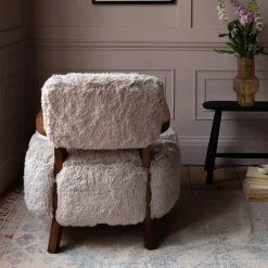 Graham & Green Armchairs<Dasha Faux Fur Armchair