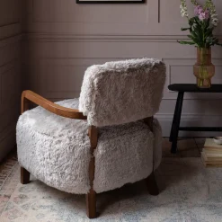 Graham & Green Armchairs<Dasha Faux Fur Armchair