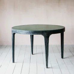 Graham & Green Dining Tables<Delaney 4 Seater Green Marble Dining Table