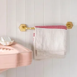Graham & Green Bathroom Accessories<Devonshire Hexagon Towel Rail