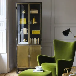 Graham & Green Cabinets & Cupboards<Dexter Double Glass Display Cabinet