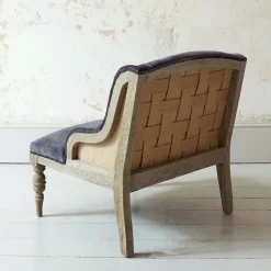 Graham & Green Armchairs<Duchess Grey Velvet Armchair