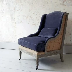 Graham & Green Armchairs<Duke Grey Velvet Armchair