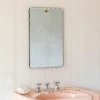 Graham & Green Bathroom Mirrors|Bathroom Mirrors<Durley Scalloped Rectangular Wall Mirror