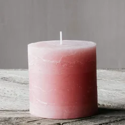 Graham & Green Candle Holders & Candles<Dusky Pink Pillar Candles