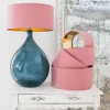 Graham & Green Lamp Shades<Dusky Rose Cotton Lamp Shades