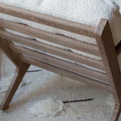 Graham & Green Armchairs<Dylan Chalk Bouclé Armchair