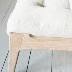 Graham & Green Footstools|Footstools<Dylan Linen Footstool