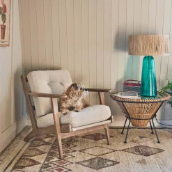 Graham & Green Armchairs<Dylan Natural Linen Armchair