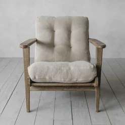Graham & Green Armchairs<Dylan Natural Linen Armchair