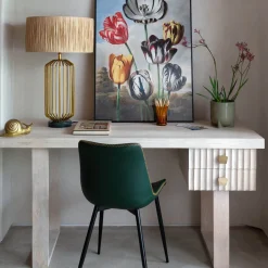 Graham & Green Desks<Eckley Whitewashed Desk