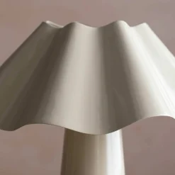 Graham & Green Table Lamps<Eldon Ivory Enamel Table Lamp Small