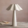 Graham & Green Table Lamps<Eldon Ivory Enamel Table Lamp Large