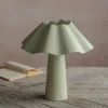 Graham & Green Table Lamps<Eldon Sage Enamel Table Lamp Small