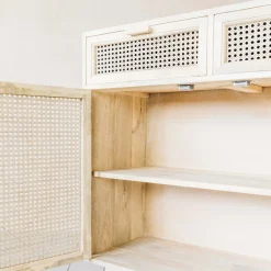 Graham & Green Cabinets & Cupboards<Esben Cane Cupboard with Drawers