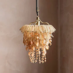 Graham & Green Ceiling Lights & Chandeliers<Evangeline Beaded Pendant Lights
