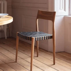 Graham & Green Dining Chairs<Everly Black Leather Chair