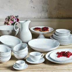 Graham & Green Tableware<Eve White Bobble Tableware
